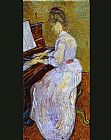 Mademoiselle Gachet at Piano by Vincent van Gogh
